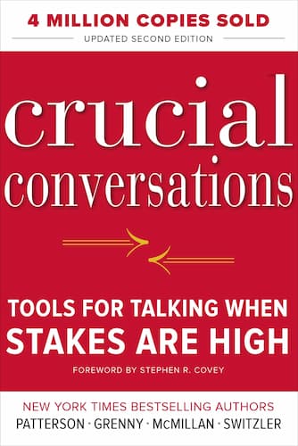 Book cover of crucial conversations