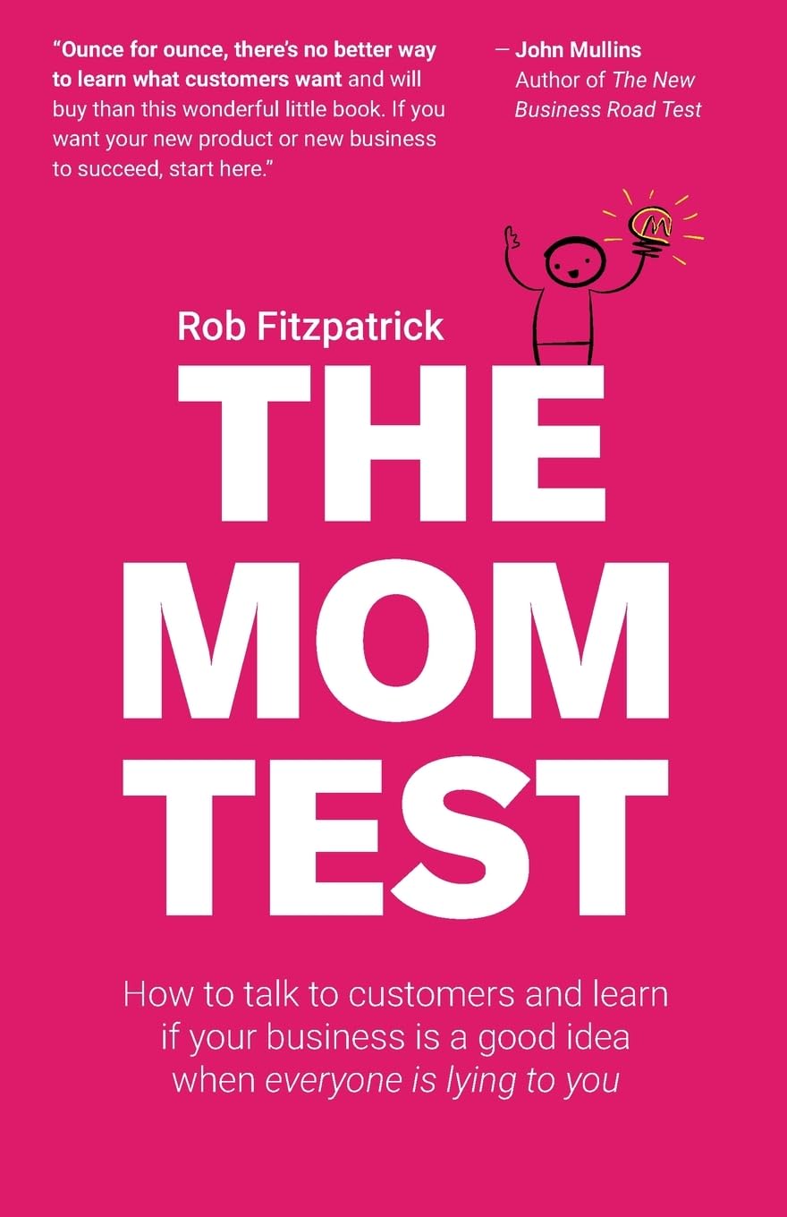 Book cover of the mom test